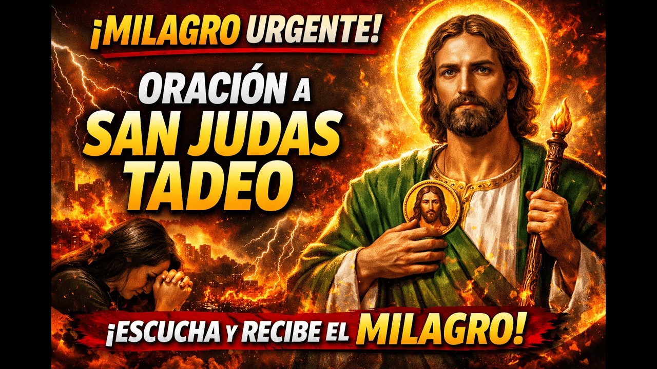 Oración Intensa a  SAN JUDAS TADEO |   Milagro URGENTE
