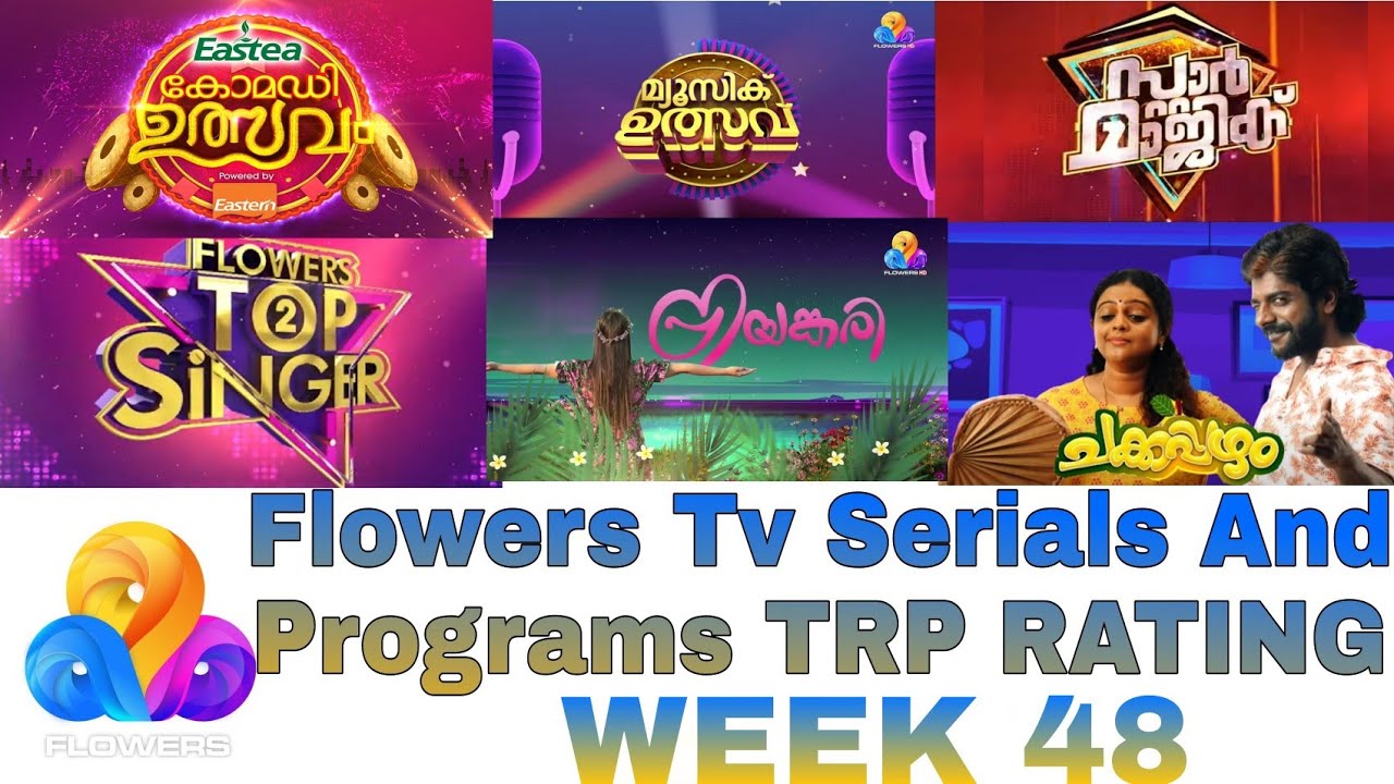 Flowers Tv Serials And Program TRP RATING Week 48 KERALA TV EXPRESS