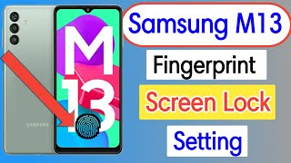Samsung m13 fingerprint screen lock/Samsung m13 fingerprint kaise kagaen/fingerprint setting screenshot 4