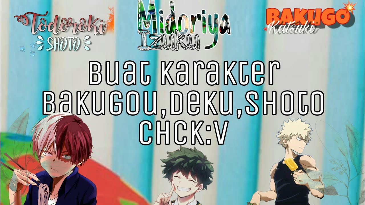 Buat Karakter Deku Bakugou Todoroki Check D Roblox Meepcity Cinderia Zipora Youtube - how to make todoroki in roblox meep city