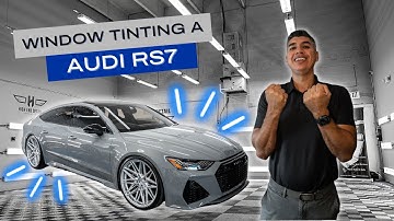 LLumar Stratos Ceramic Window Tinting | 2023 Audi RS7
