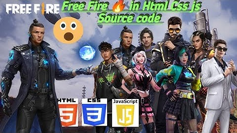 How To Make/create Freefire gameing Website with HTML  CSS & Js|freefire🔥Player Solo with Sourcecode