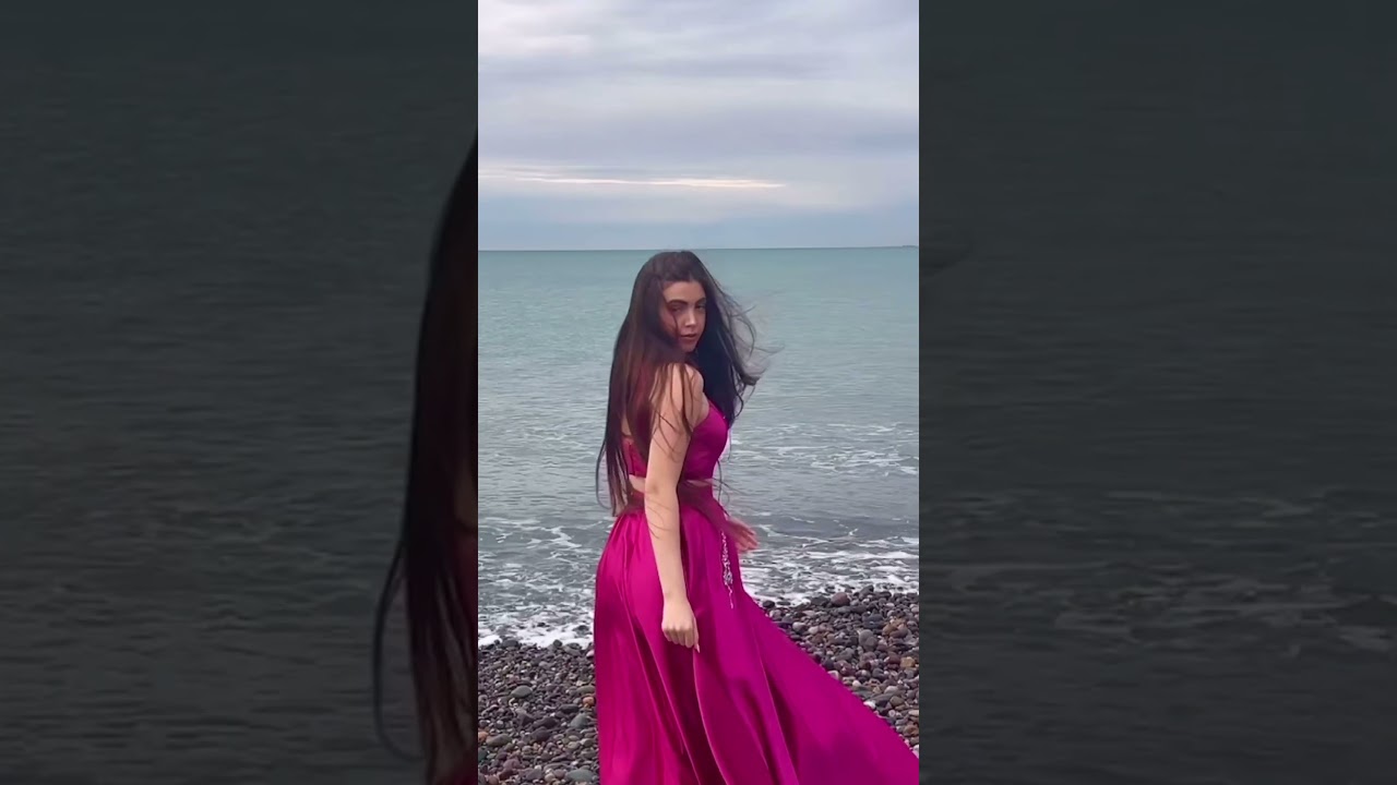 Two Piece Satin Prom Dress With Pockets