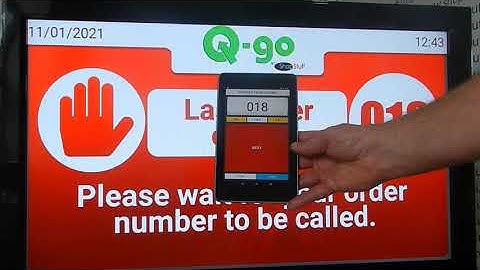Q-Go Fast Food Order Collection Queue System