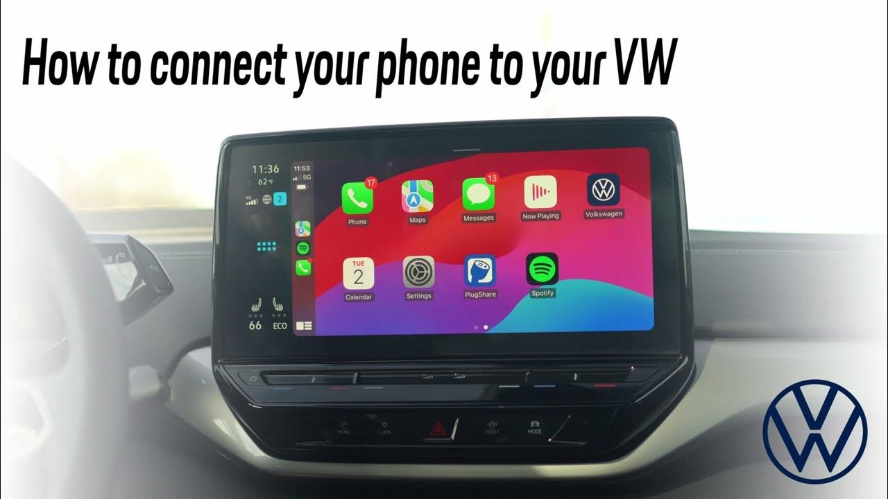 How To Connecting your VW to Apple CarPlay or Android Auto YouTube
