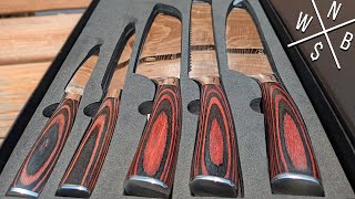 Vorgexora 5PC Professional Kitchen Knife Set - Unboxing & Review