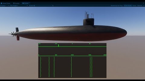 Unity Simple Submarine Sonar System (test)