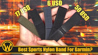 Garmin Sports Nylon Band Comparison! /// Which Is The Best Band?