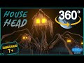 House Head 360 vr Video. House Head Squad Walks In The Desert