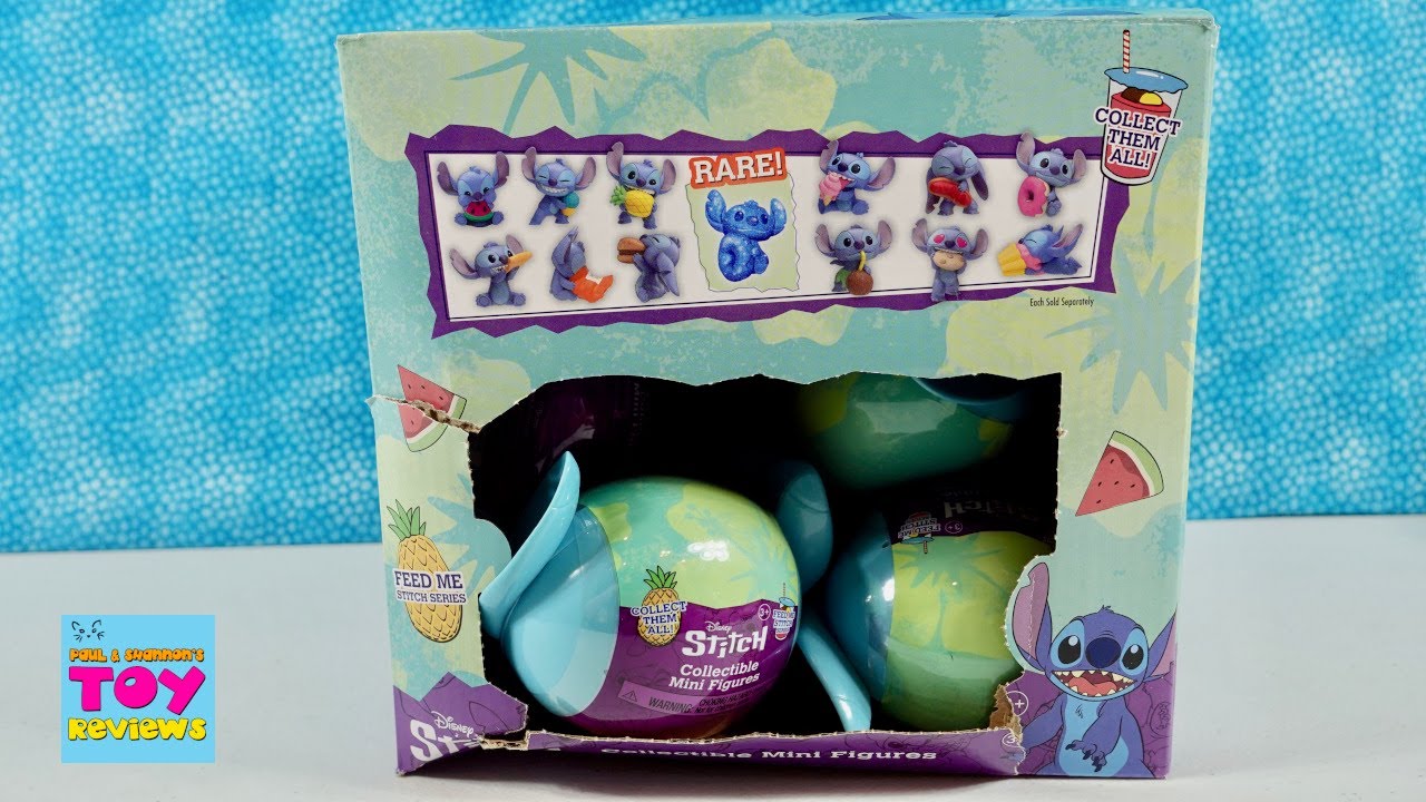 Disney Stitch Feed Me Blind Box Mini Figure Opening Review