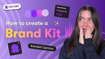 How to Create a Brand Kit for Your Videos! Pictory Tutorial✨