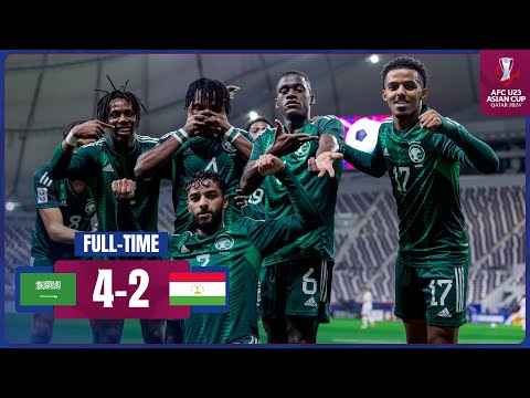 LIVE | AFC U23 Asian Cup Qatar 2024™ | Group C | Saudi Arabia vs Tajikistan