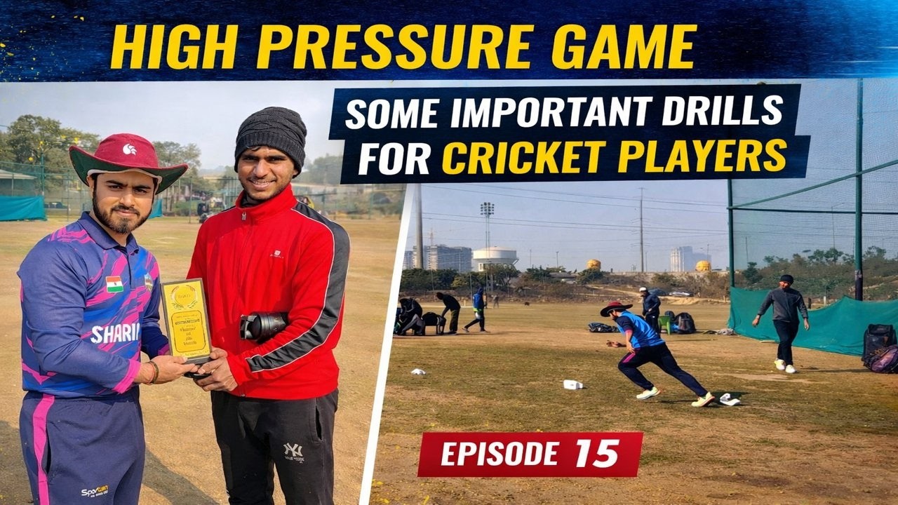 High Pressure Game + Must-Do Cricket Drills 🔥 | Episode 15 | UJ360