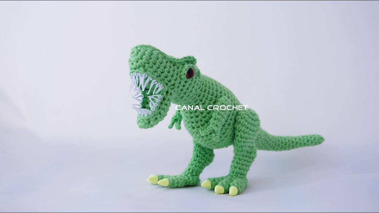 Cómo tejer un Dinosaurio Amigurumi