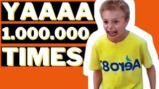 CRACK KID 1,000,000 TIMES | BASKETBALL BOY SCREAMING YA YAH YEAH SOUND EFFECT ONE MILLION TIMES MEME