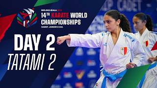 LIVE 🔴 World Cadet, Junior & U21 Championships Bielsko-Biala 2026 Day 2 – Tatami 2