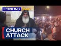 Bishop attacked in alleged sydney church stabbing  9 news australia