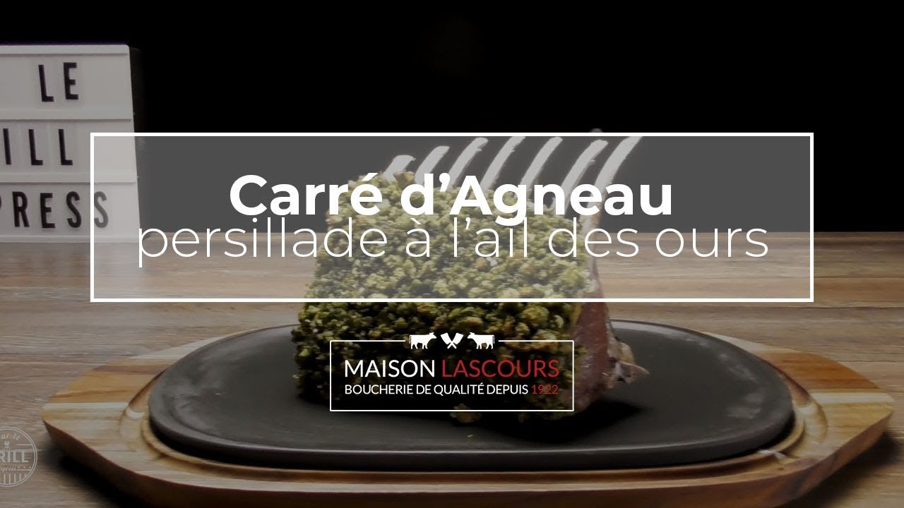 Carre D Agneau Persillade A L Ail Des Ours Recette Maison