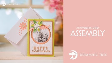 SVG File - Anniversary Card - Assembly Tutorial (For Cricut, Silhouette, and ScanNCut)
