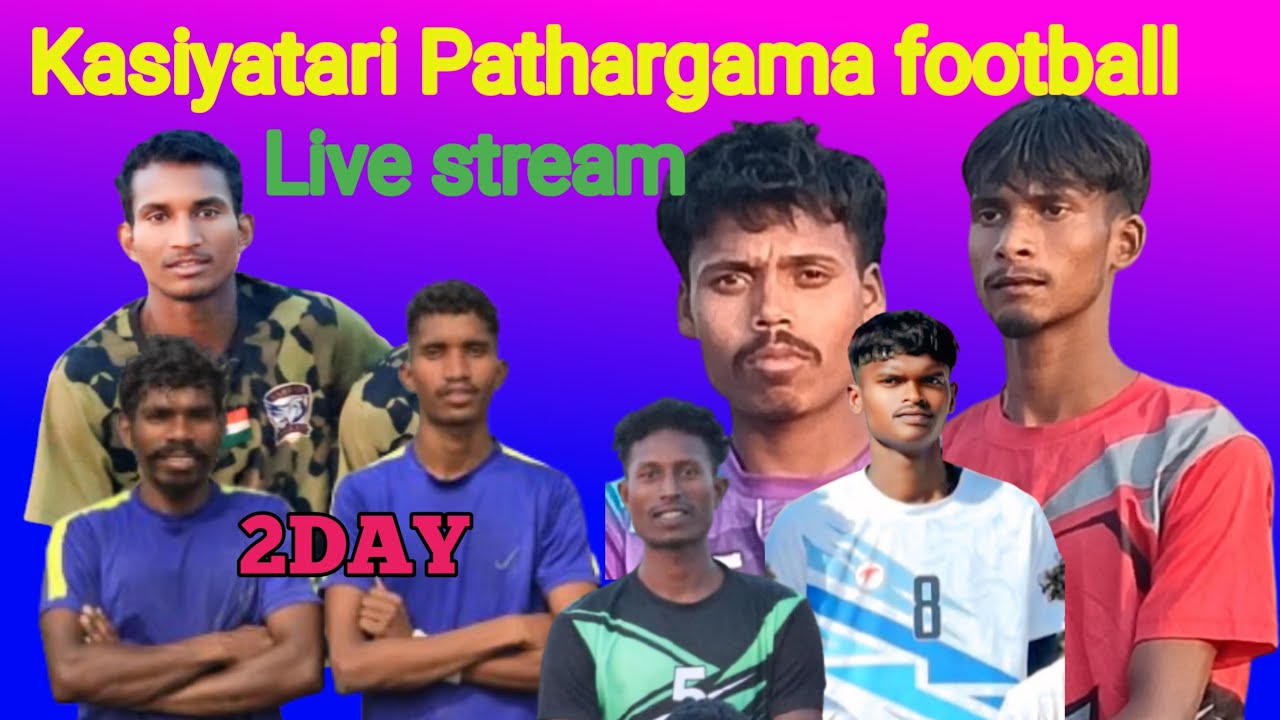 2DAY//कसियायरी पथरगामा गोड्डा झारखंड फुटबॉल Live match