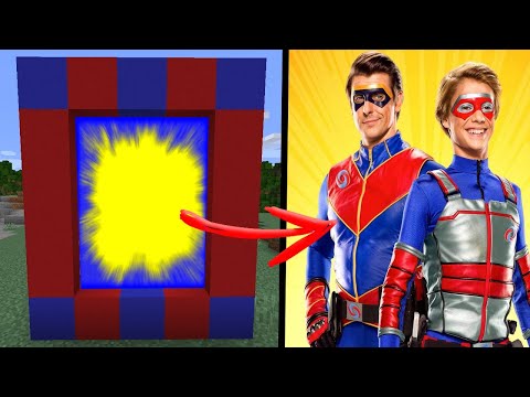 COMO FAZER UM PORTAL PARA O MUNDO DO HENRY DANGER - MINECRAFT