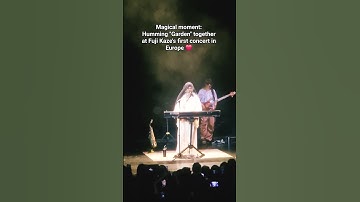 Thumbnail of Fuji Kaze Europe Tour Berlin 1st July 2025 - Humming "Garden" together  ❤️ #fujikaze