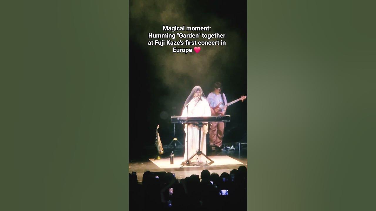 Fuji Kaze Europe Tour Berlin 1st July 2025 - Humming "Garden" together  ❤️ #fujikaze