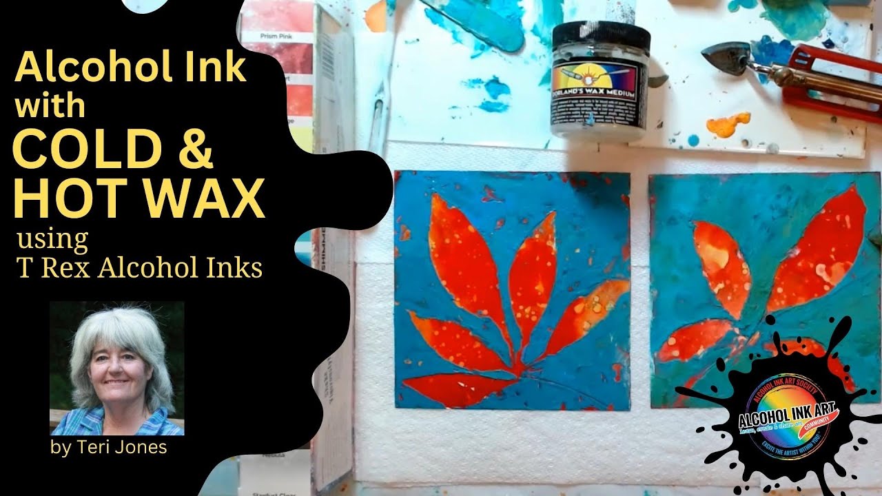 9 things I learnt from my month of painting with alcohol inks