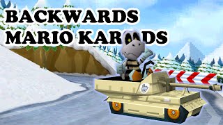 Mario Kart DS Backwards
