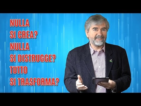 Video: È vero che la materia non si può né creare né distruggere?