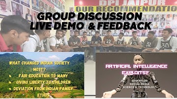 Group Discussion Live Demo & Feedback | DPI Jaipur #nda #cds #ssb