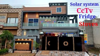 10 Marla House with Solar System and Cctv Cameras