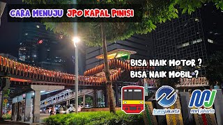 Cara Menuju JPO Kapal Pinisi | JPO Viral Jakarta