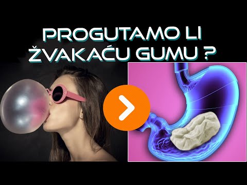 Progutate li žvakaću gumu? Evo što se dogodi u tijelu nakon toga.