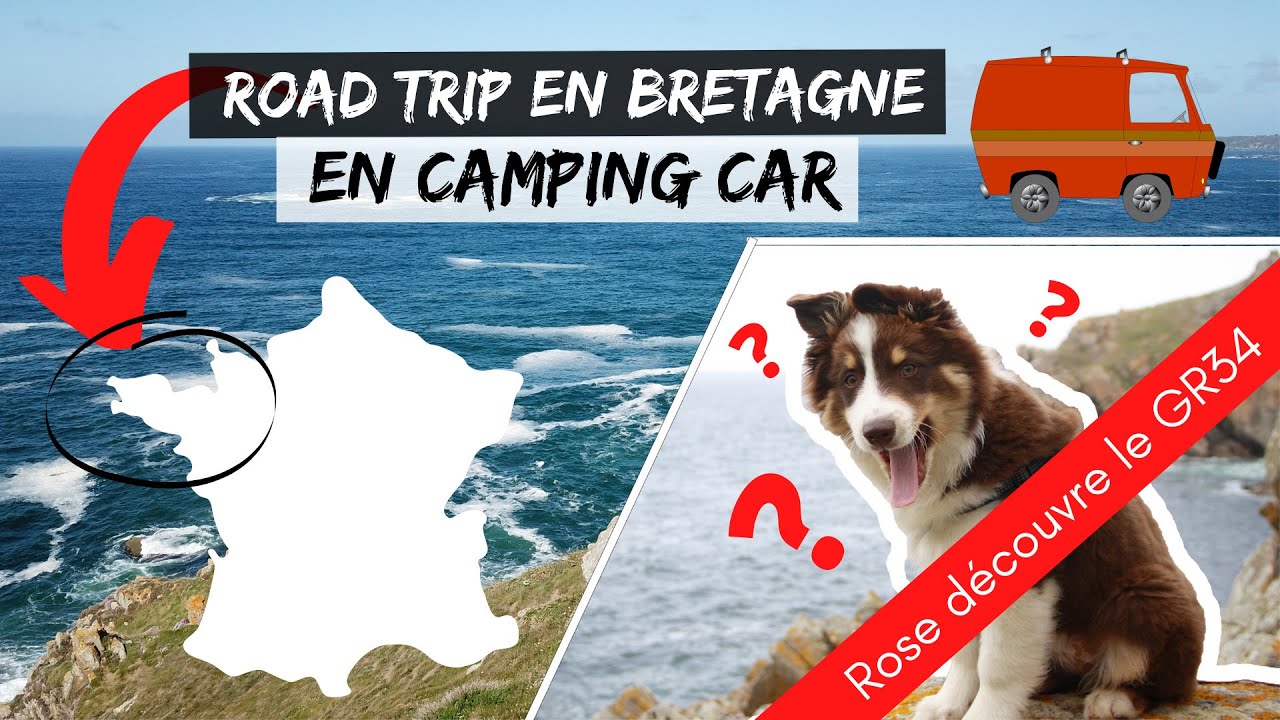 51. ROADTRIP en BRETAGNE en VAN/ CAMPING CAR (Rose découvre la randonnée)