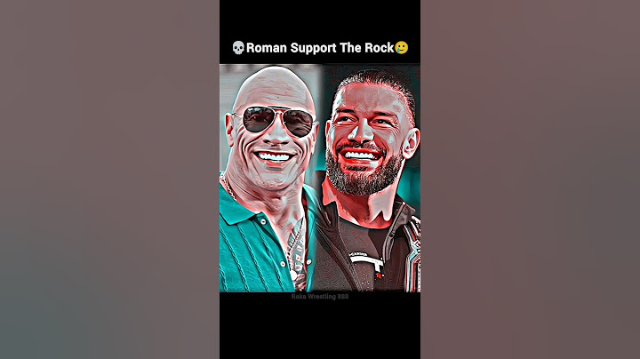 Roman Reigns Support The Rock Best  Friends💀☠️| Roman Reigns attitude 😈🤯#shorts #wwe #romanreigns