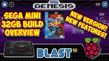 Sega Genesis Mini 32GB Emulation Build For Raspberry Pi - Blast 16 New Version!