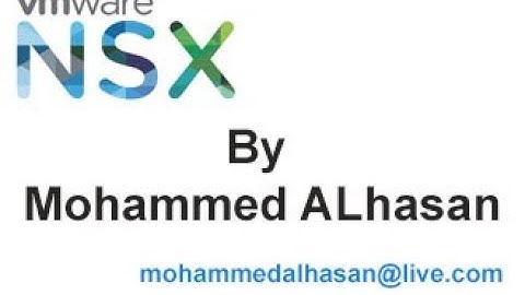 15 SDN VMware NSX Arabic Load Balancing By Mohammed Alhasan
