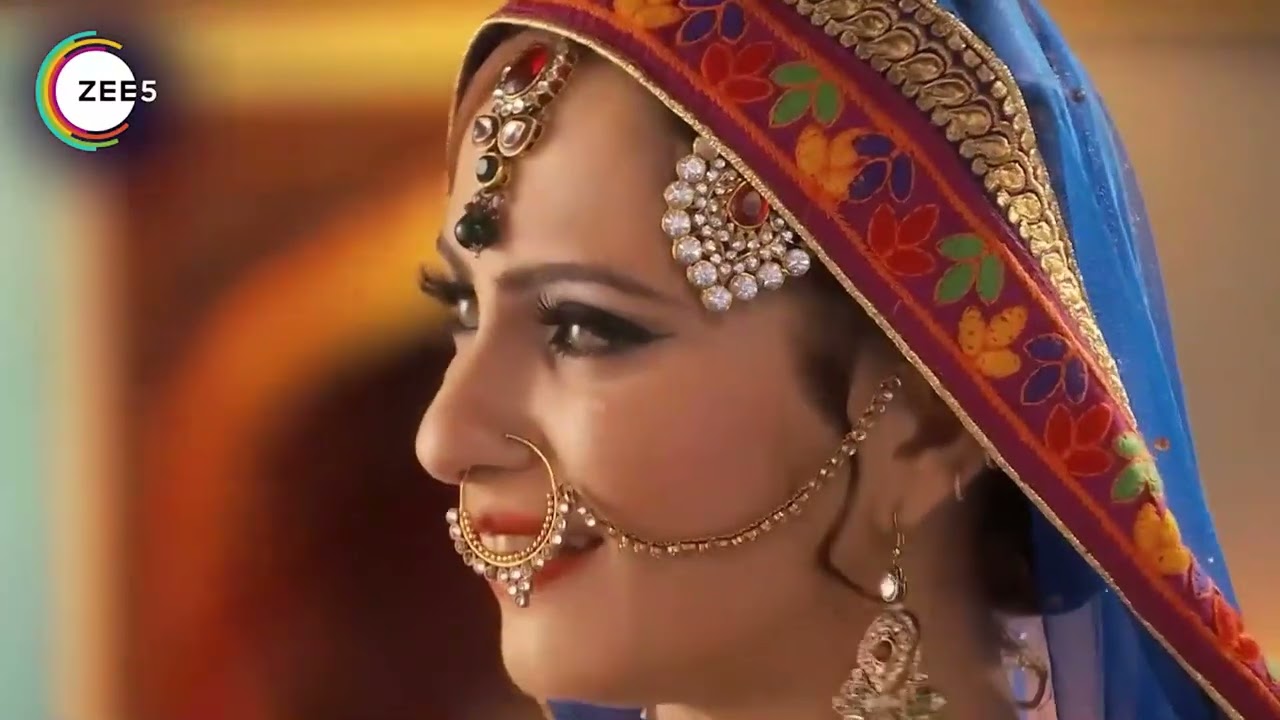 Jodha Akbar multi color Rajputi Nose Ring