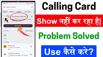 google dialer calling card not showing| google dialer calling not showing| calling card in google