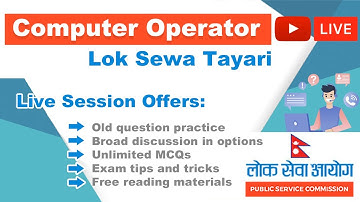 Lok Sewa Computer Operator - Old Question Practice || Session 1