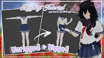 HOW TO RIG MODELS IN BLENDER! (AND HOW TO REMOVE AN RIG) || Yandere Simulator Tutorial