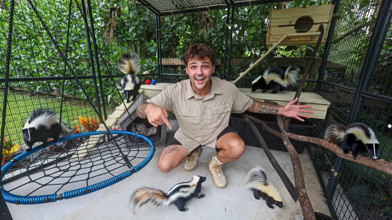 I Bought a SKUNK for My BackYard FARM!!