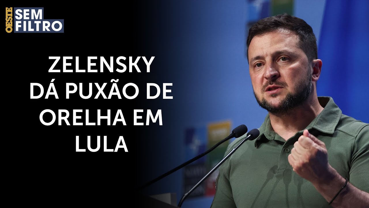 Zelensky diz que Lula repete Putin e que o brasileiro deveria compreender mais o mundo | #osf