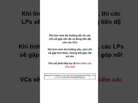 Quỹ VC cũng phải liên tục huy động vốn từ đối tác góp vốn của họ
