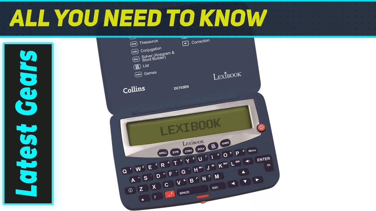 Lexibook Collins DC753EN: ваш лучший карманный словарь слов!