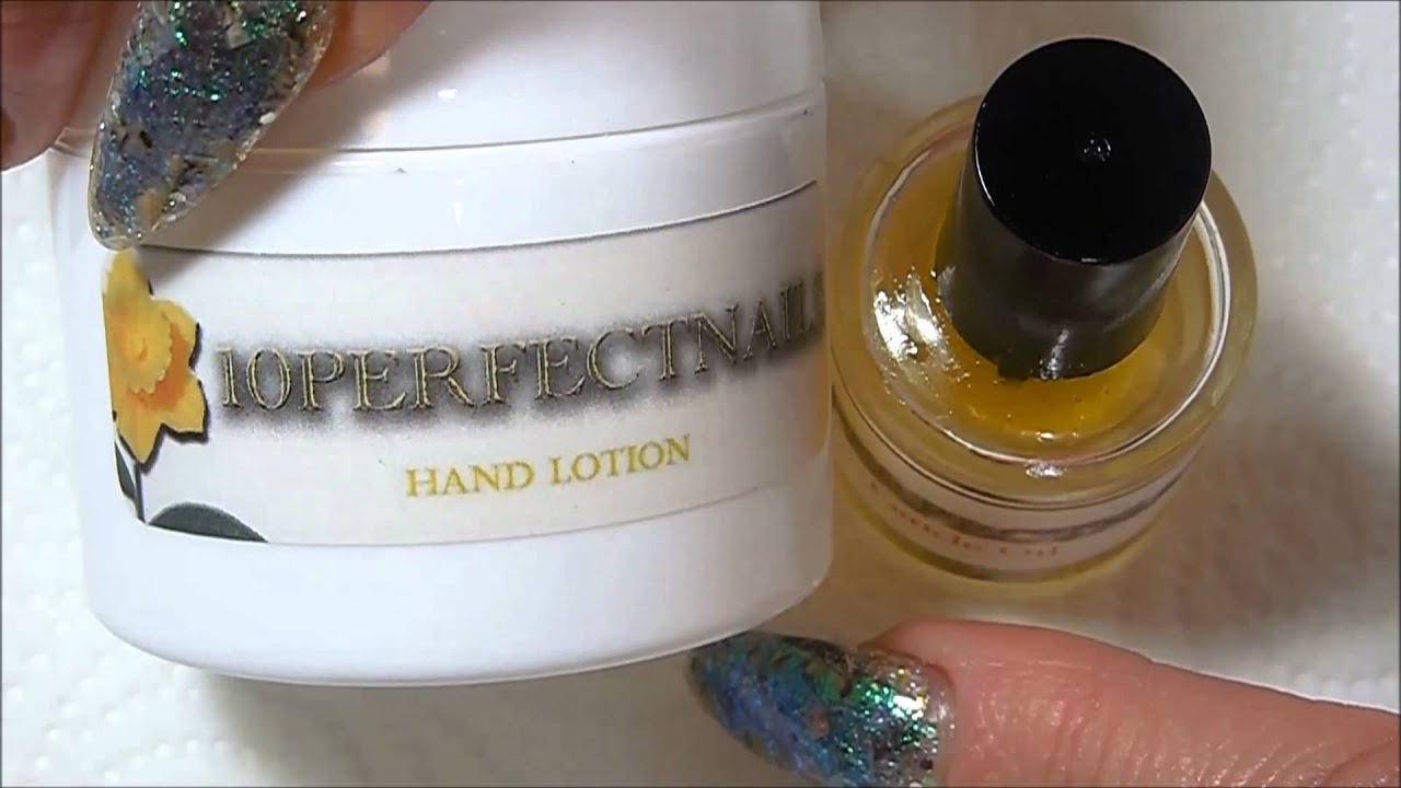 10PERFECTNAILS Lotion & Cuticle Oil REVIEW !! YouTube