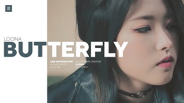LOONA - Butterfly Line Distribution (Color Coded) | 이달의 소녀