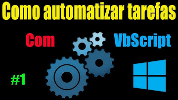 Como automatizar tarefas no Windows com vbscript #1