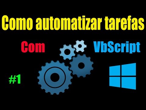 Como automatizar tarefas no Windows com vbscript #1